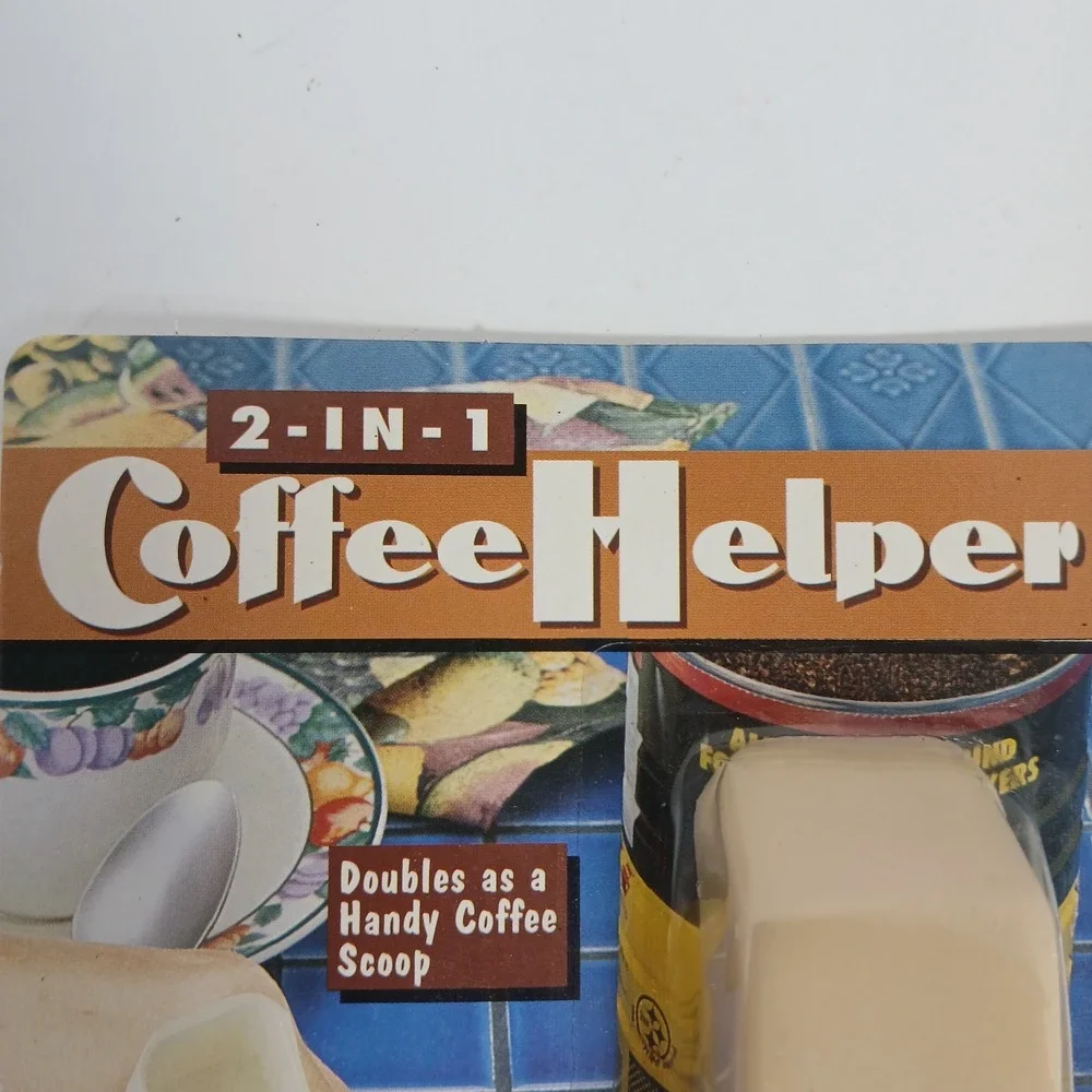 Vintage Coffee Helper Dual Purpose Coffee Scoop & Filter Separator, NIP, NWT